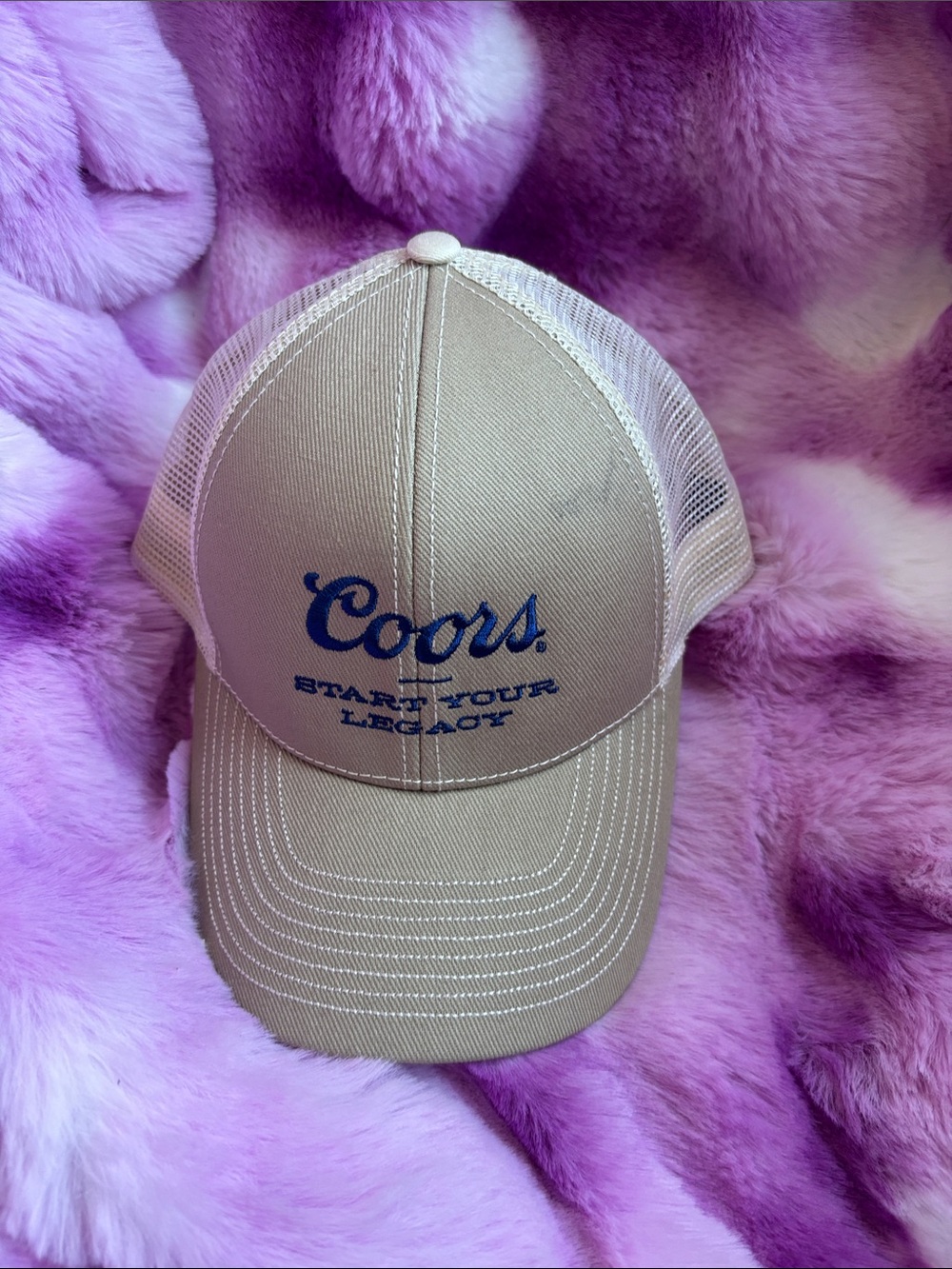 Coors Beige Trucker Hat - Start Your Legacy